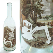 LASTING MEMORY DECORATED WINE BOTTLE 1｜CIBONE