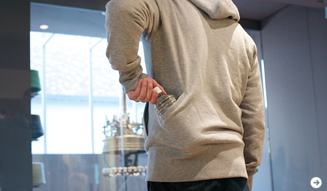 LOOPWHEELER & RUMORS special edition hoodie 11