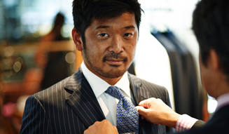 dunhill|サッカー日本代表オフィシャルスーツ“勝負服”×シェフ・松嶋啓介 05