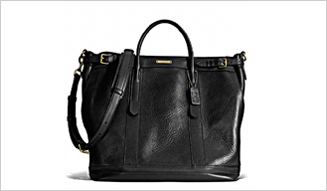 coach billy reid pebbled leather hero