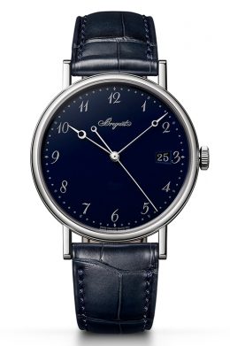 この深みのあるブレゲ・ブルーを、ネオクラシックスタイルへ。「クラシック 5177」｜BREGUET